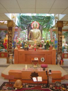 Buddhist Shrine at a Vietnamese Buddhist temple in Kentucky
